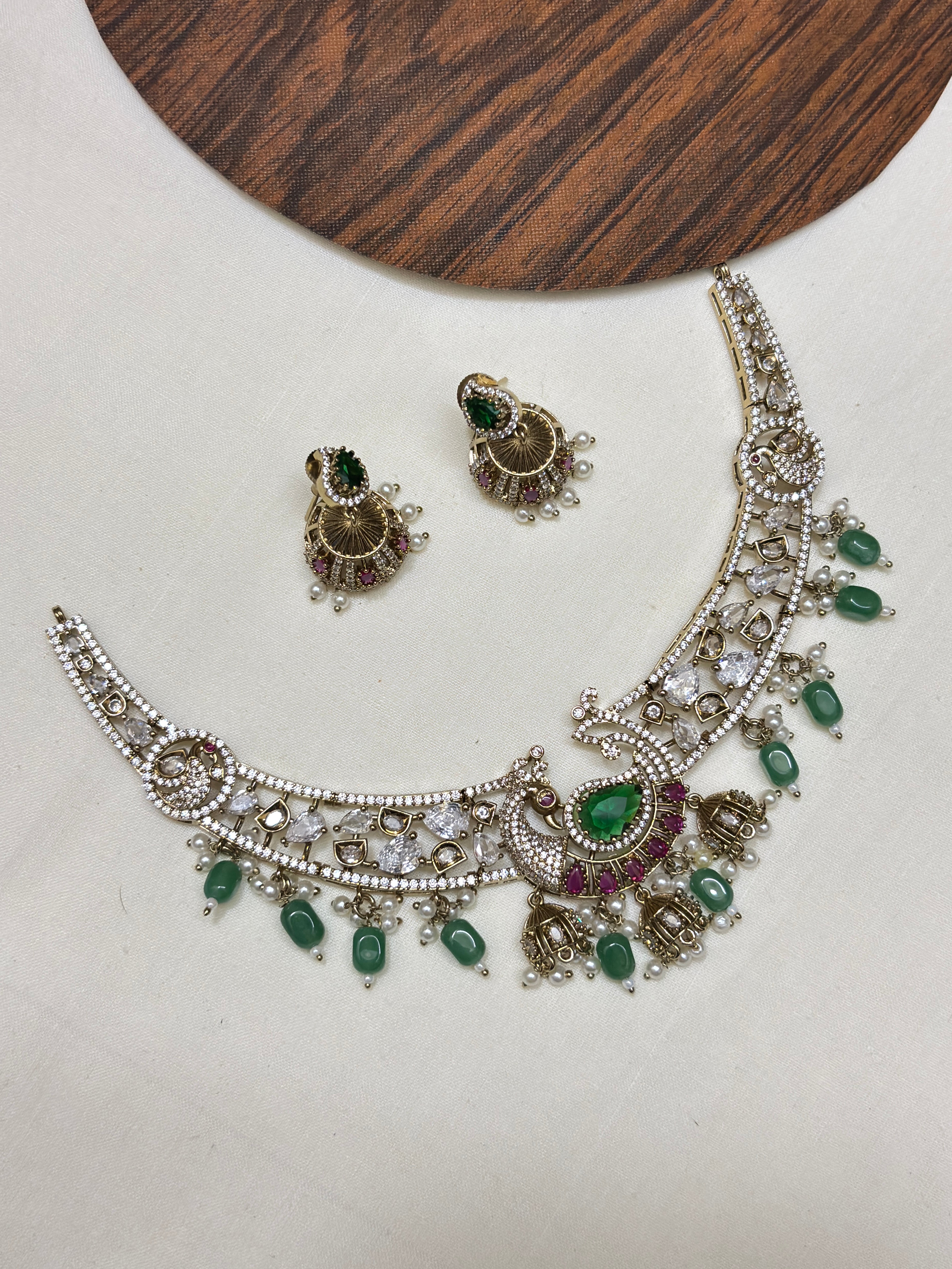 peacock necklace